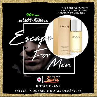 Perfume Similar Gadis 451 Inspirado em Escape  For Men Contratipo